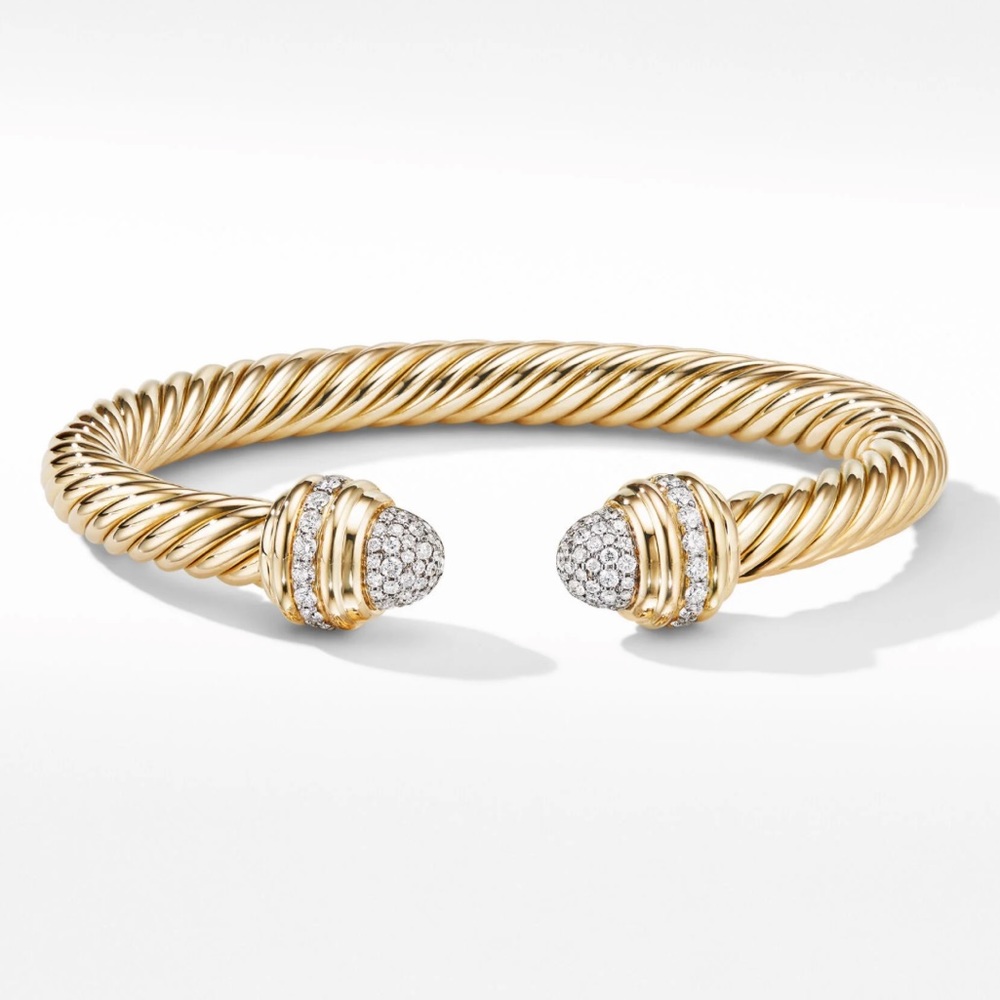 David Yurman Gold Cable Bracelet
